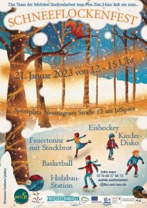 Poster Schneeflockenfest